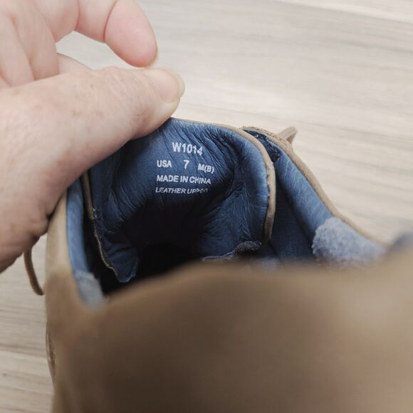 Propet Mens Brown Shoes Shock Absorbing Size 7 Leather - Picture 9 of 9